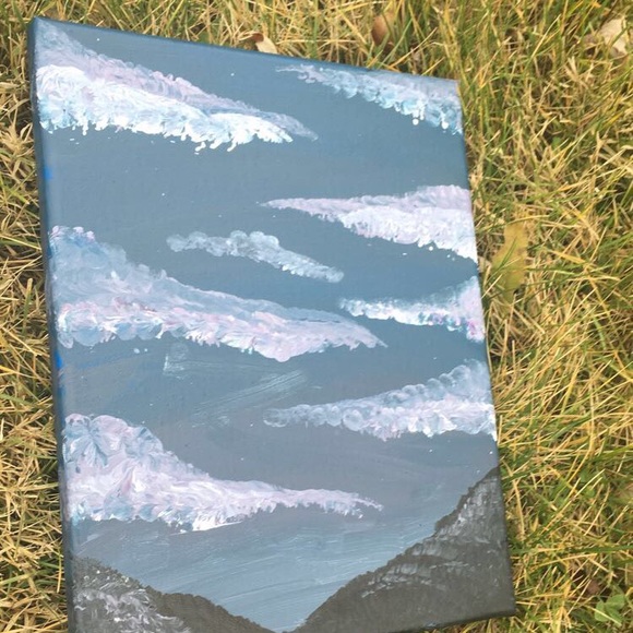 Aesthetic Sky/Mountain Painting - Picture 2 of 3